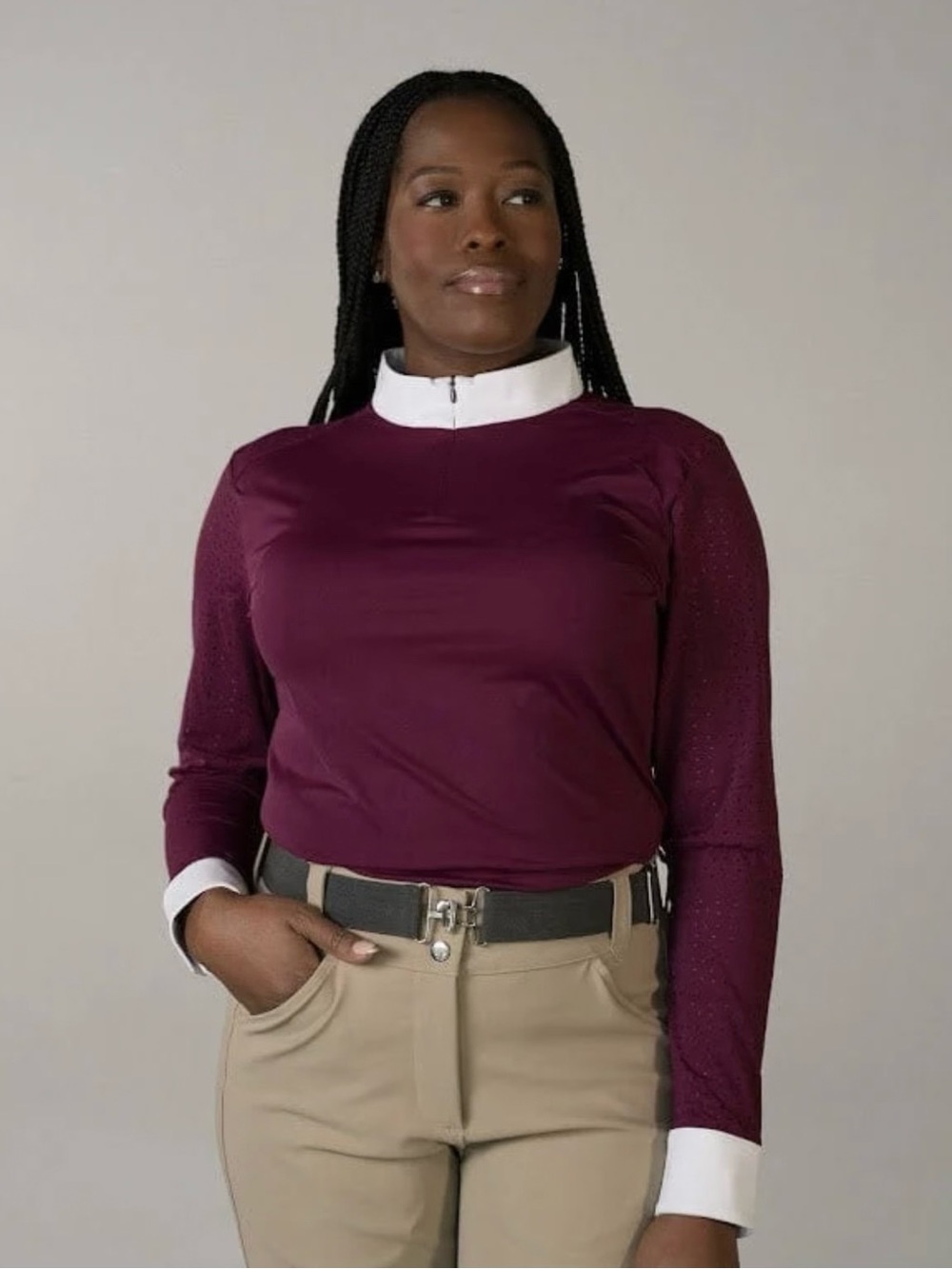 NWT RASPBERRY CASSIDY SHOW SHIRT